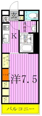 リブリ・Ｙ＆Ｓ 203号室 間取り