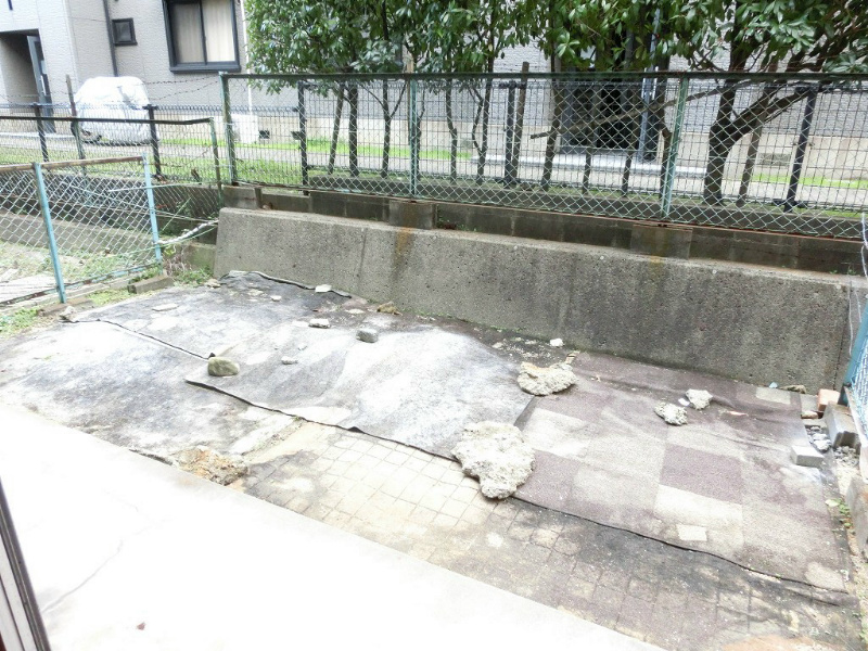 平原マンション ベランダ