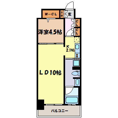 レジディア白壁 間取り図