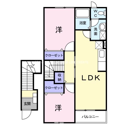 グランスクエアⅡ 間取り図