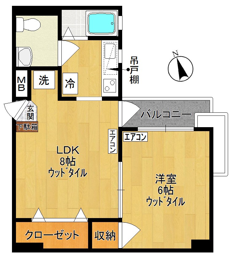 ニューフォレスト 間取り図