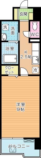 ベーシックグローブ  506号室 間取り