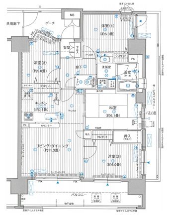 ミレニオつくば万博記念公園 間取り図