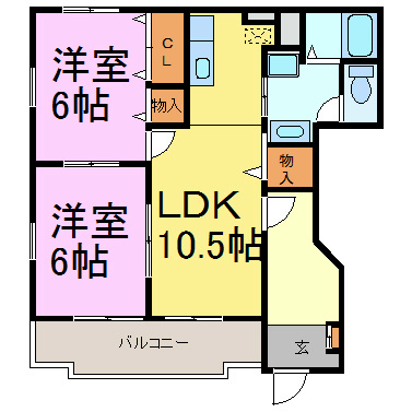 フィオーレA 間取り図