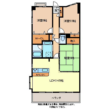 エルスト鶴賀 間取り