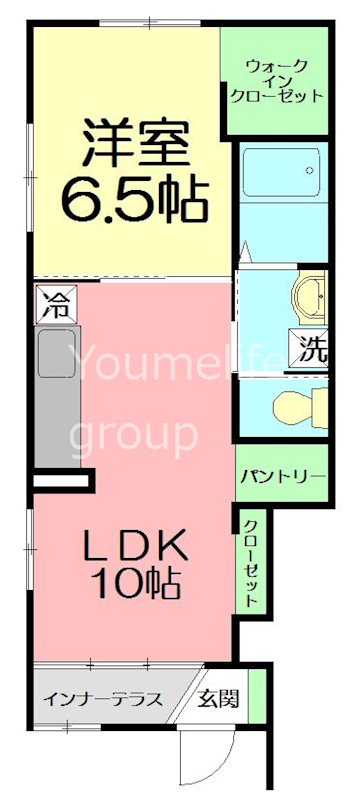 メゾン・ド・ドゥマン 101号室 間取り