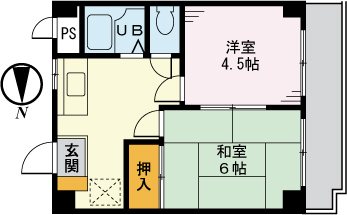 グリーンハイム吉澤Ⅱ 間取り図