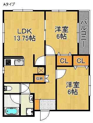 パレスコトブキ 間取り