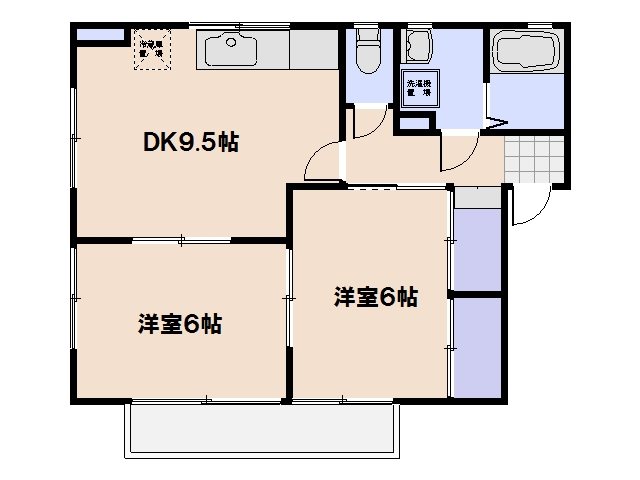 サンパール駅前B 間取り図