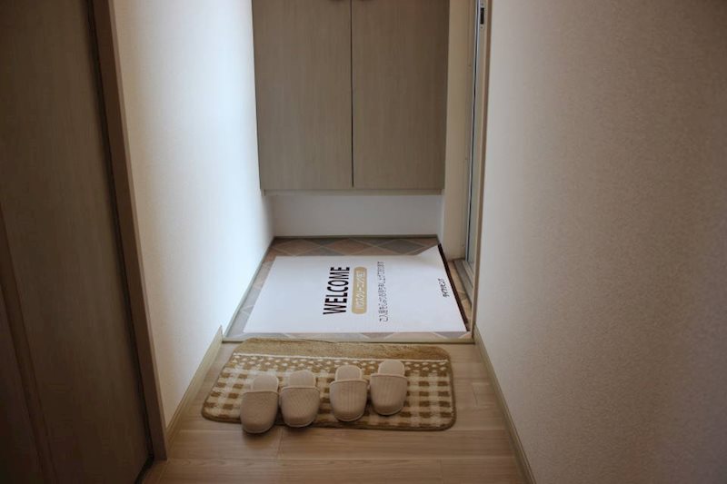 サンパール皆賀 玄関