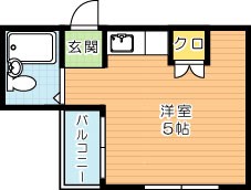 イーグルビル 205号室 間取り