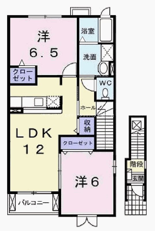 メリディエース・モンス 間取り図