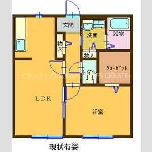 ル・シェモア 間取り図
