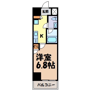エルザビル名古屋駅前 間取り図