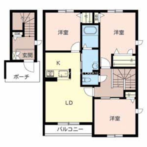 Ｍ・エスぺランサ北野添 間取り図