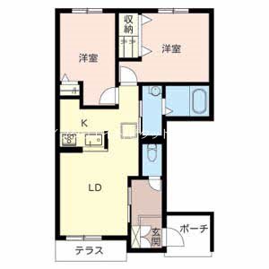 ヴィラーチェ尾上 間取り図