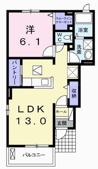ピアチェーヴォレⅠ 間取り図