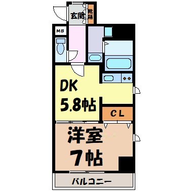アジリア大曽根 間取り図