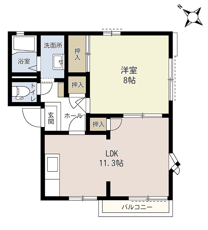 ヴェラハイツ大宮　C棟 間取り