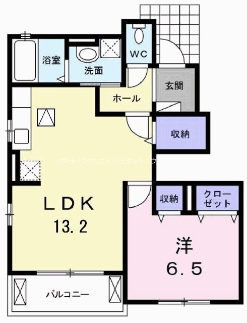 ピアチェーヴォレⅡ 間取り図