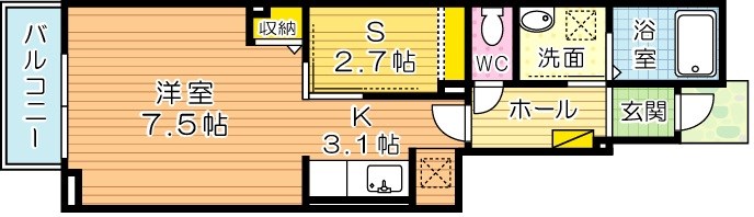 アライブ・マツバラⅡ 106号室 間取り