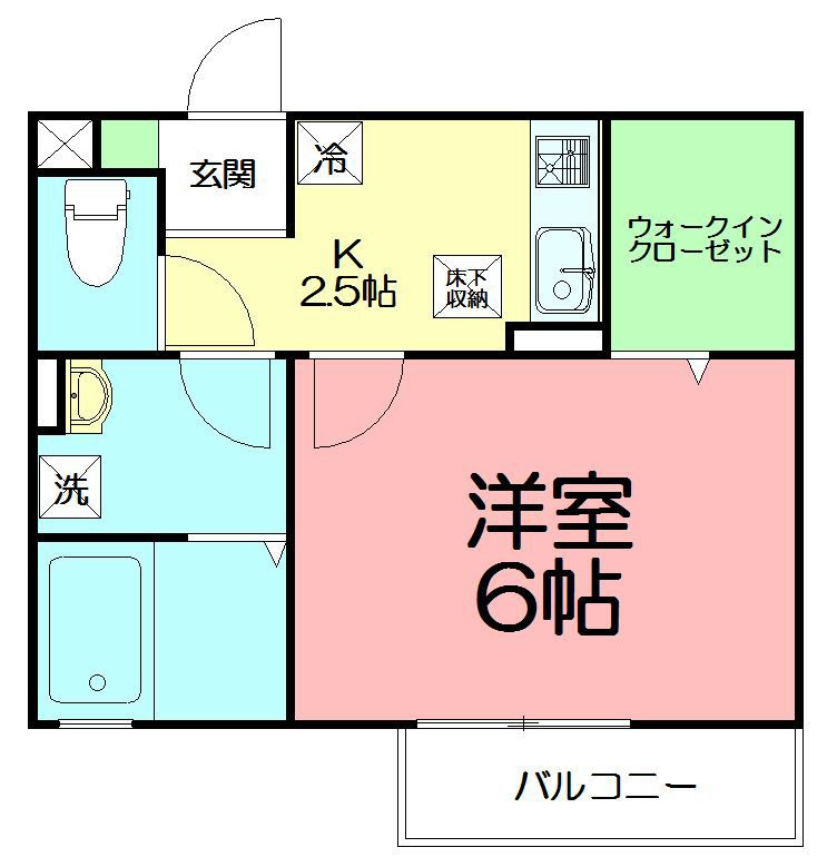 ディオネ茅ヶ崎 102号室 間取り