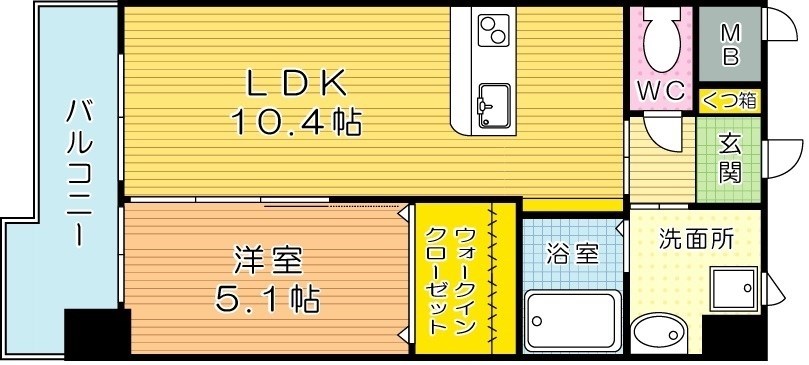 Plume木町(プルーム木町)  402号室 間取り