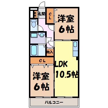 パーク小倉 間取り図