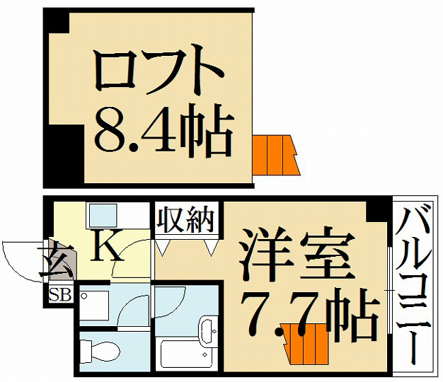 ロフティー松ヶ崎 間取り
