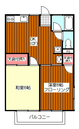 シティハイム恵  間取り図