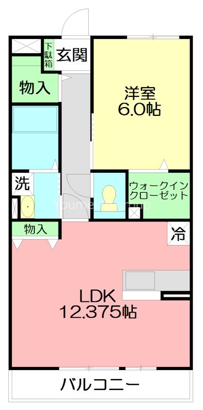 クレール湘南台Ⅱ 305号室 間取り