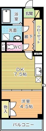 ガウディー 間取り図