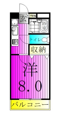 アヴニール・Ｋ　壱番館 403号室 間取り