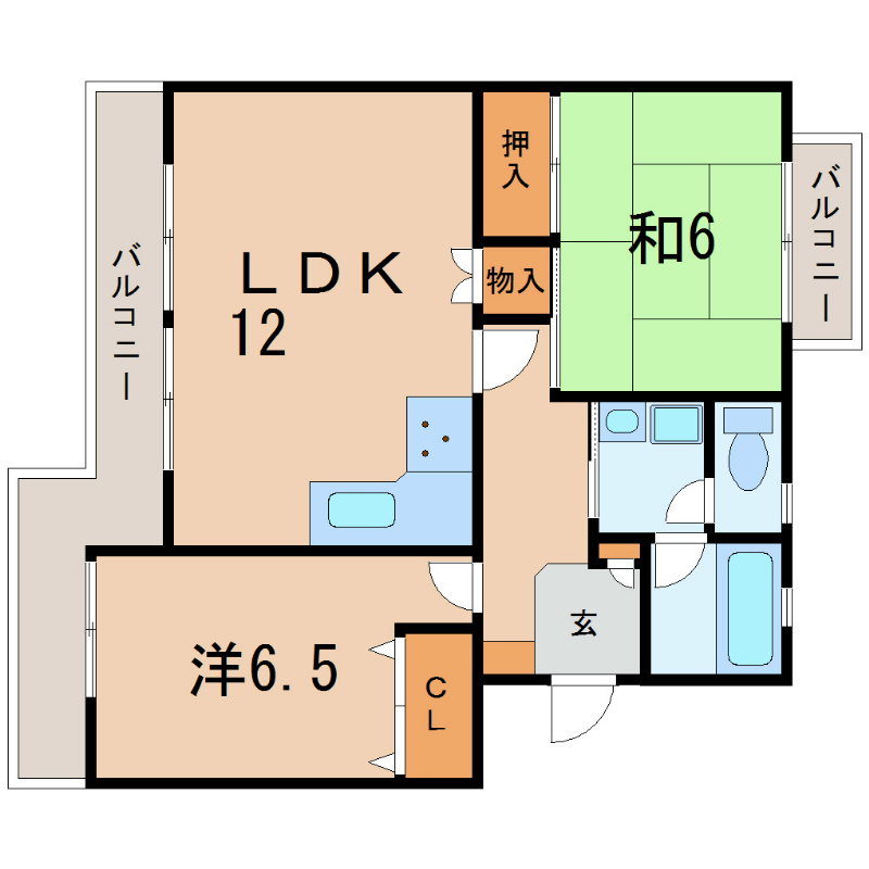 ラスディ守山 間取り