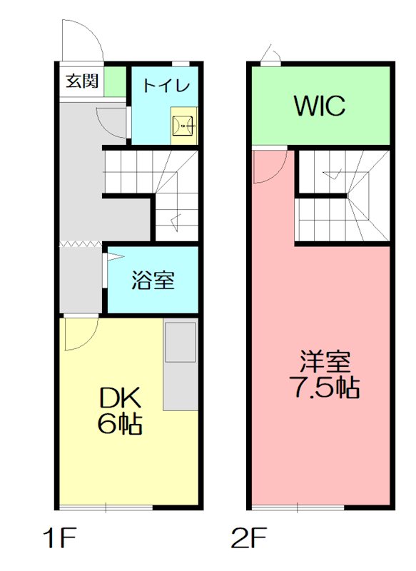 ユニキューブあつあい C号室 間取り