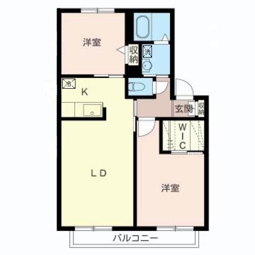 シェリー壱番館 103号室 間取り