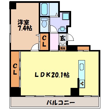 Ｊスクエア高岳 間取り図