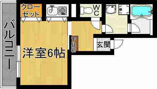 フィールドマンション 503号室 間取り