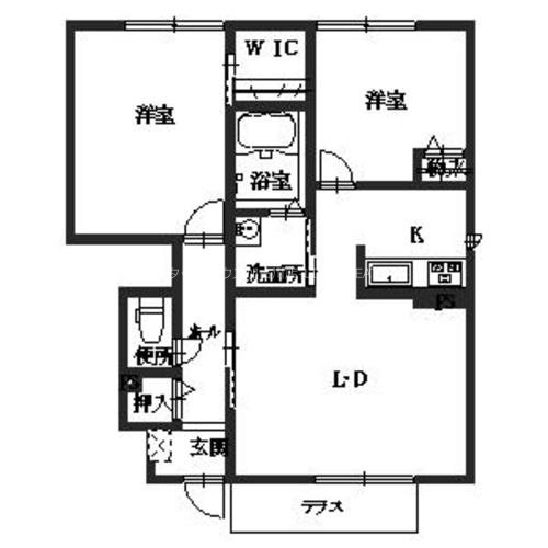 シャーメゾン北本荘A 間取り図