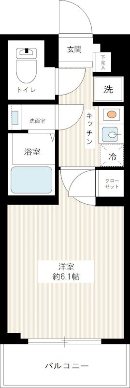 ＭＡＸＩＶ池袋 0104号室 間取り