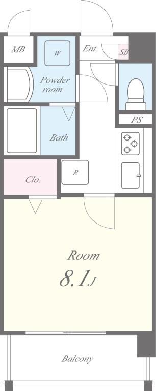 レフレール 間取り図