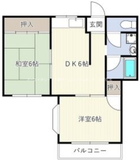 ビートル山本北Ｃ 間取り