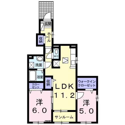 アイ・ボヌール 間取り図
