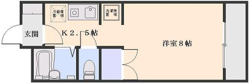 レゾンヤスダ 間取り