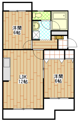 サントピアⅡ 間取り