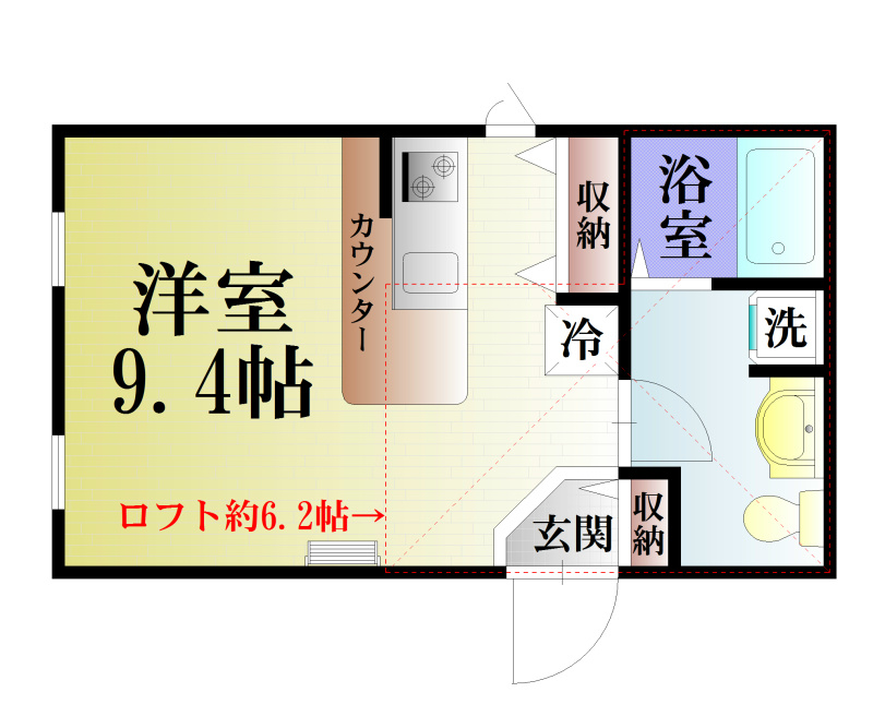 プリマガーデン弐番館 204号室 間取り