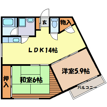 メゾン赤坂 間取り図