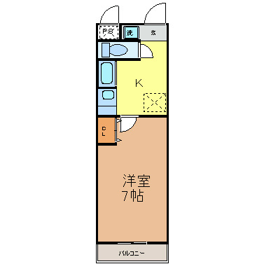 アイルーム半田  103号室 間取り