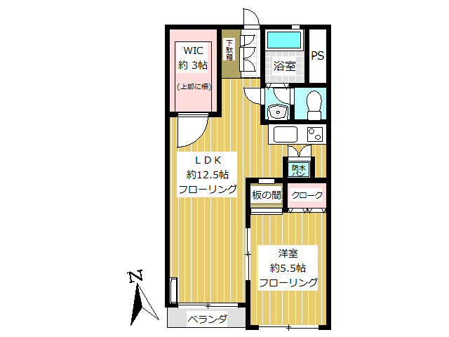 豊玉第3コーポラス 間取り