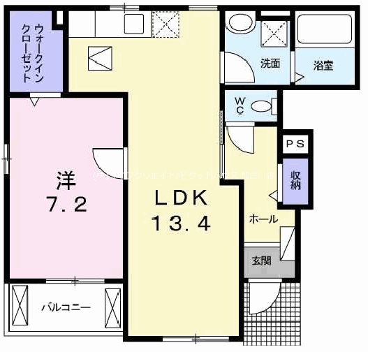 サニーハイツ　マツオ 間取り図